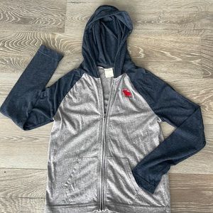Youth Abercrombie Light Weight Zip Up Hoodie-XL